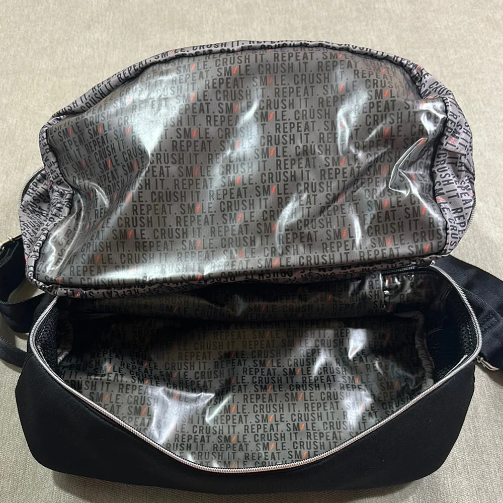 Stella & Dot Black Quilted Backpack